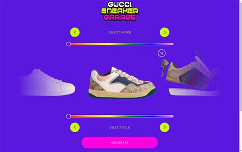 Gucci sneaker generator